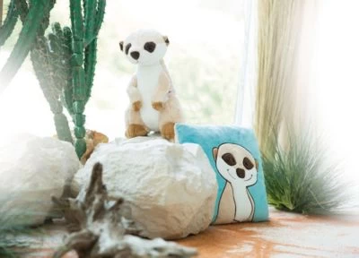 NICI Kuscheltier Erdmännchen 20cm Sitzend, Plüsch (48080) 2 NICI Kuscheltier Erdmännchen 20cm Sitzend, Plüsch (48080) – Bild 2