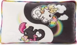NICI Kissen Rainbow Yin & Rainbow Yang, Rechteckig, 43 X 25 Cm (48414)
