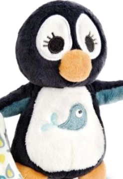 NICI Schmusetier Pinguin Watschili 3D Mit Mulltuch, 13cm (48040) -Nici Store 26039376 06