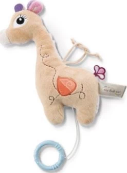 NICI Spieluhr 2D Giraffe Sasuma, 20 Cm (48033)