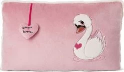 NICI Kissen Love Schwan GREEN, Rechteckig, 43 X 25 Cm (48274)