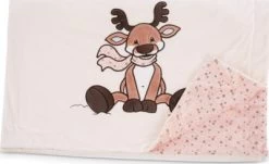 NICI Plüschdecke Rentier Jonte GREEN, Ca. 140 X 175 Cm (48335)