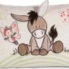 NICI Kissen Esel Und Schmetterling, Rechteckig, 43 X 25 Cm (48576)
