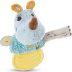 NICI Beißring Nashorn Manuffi, 12 Cm (48042)