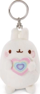 NICI Molang Mit Regenbogenherz, 8 Cm (48220)