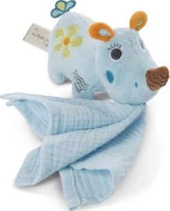 NICI Schmusetier Nashorn Manuffi 3D Mit Mulltuch, 13 Cm (48038)