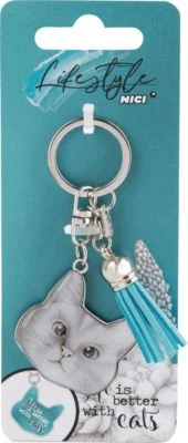NICI Schlüsselanhänger Katze Meowlina Metall Im Display (48093) 3 NICI Schlüsselanhänger Katze Meowlina Metall Im Display (48093) – Bild 3
