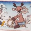 NICI Kissen Winter Friends 2022, Rechteckig, 43 X 25 Cm (48333)