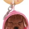 NICI Schlüsselanhänger Sleeping Pets Hund 8cm Braun,