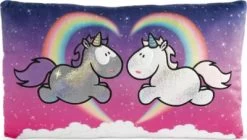 NICI Kissen Einhörner Star Bringer & Moon Keeper 43x25