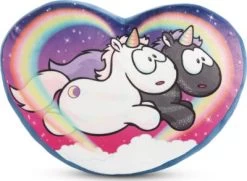 NICI Kissen Einhörner Star Bringer & Moon Keeper 40x28